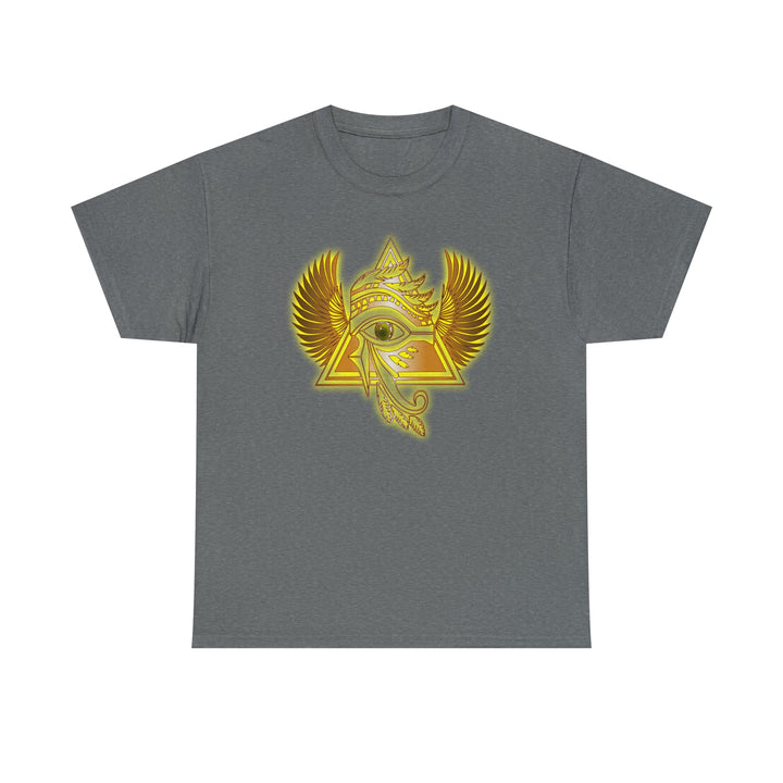 Egyptian Pyramid All-Seeing-Eye - Unisex Heavy Cotton Tee