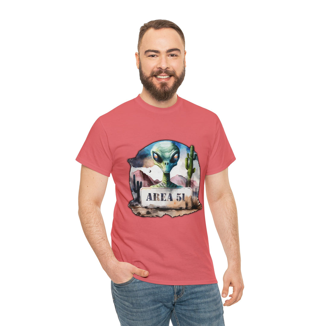 Area 51 Abstract - Unisex Heavy Cotton Tee