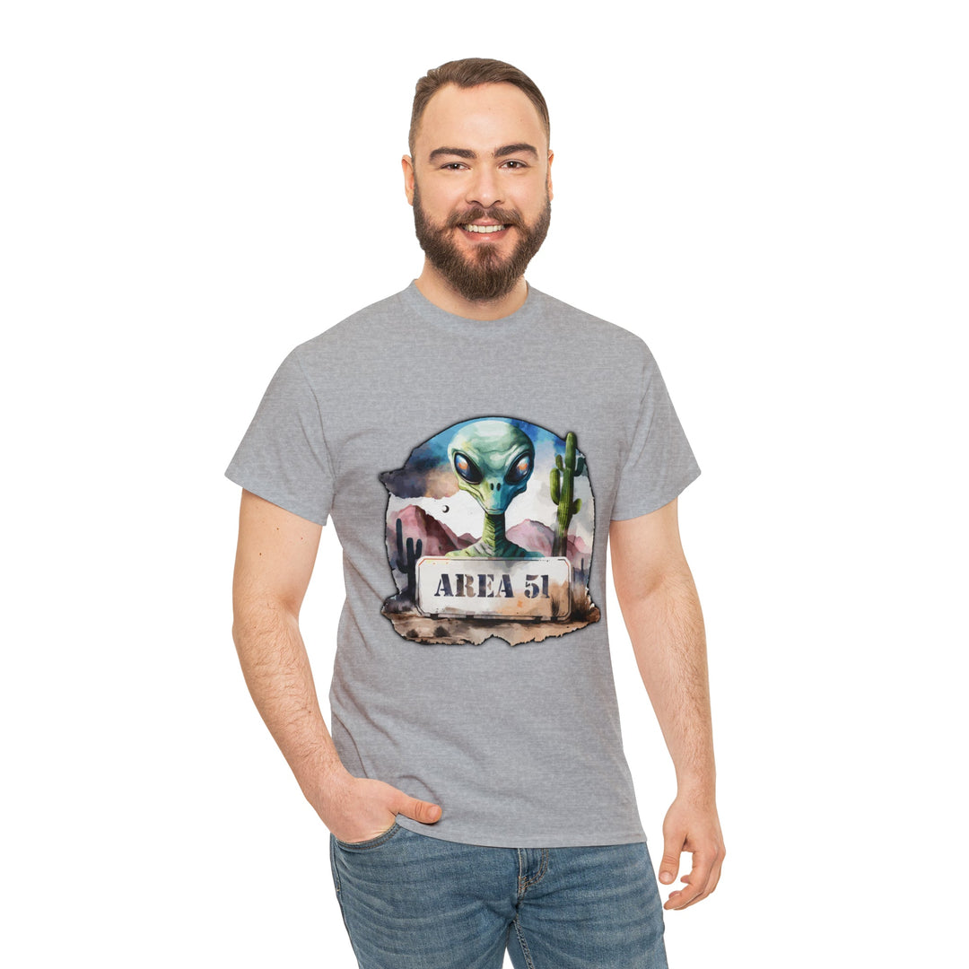 Area 51 Abstract - Unisex Heavy Cotton Tee