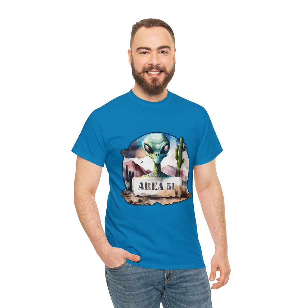 Area 51 Abstract - Unisex Heavy Cotton Tee