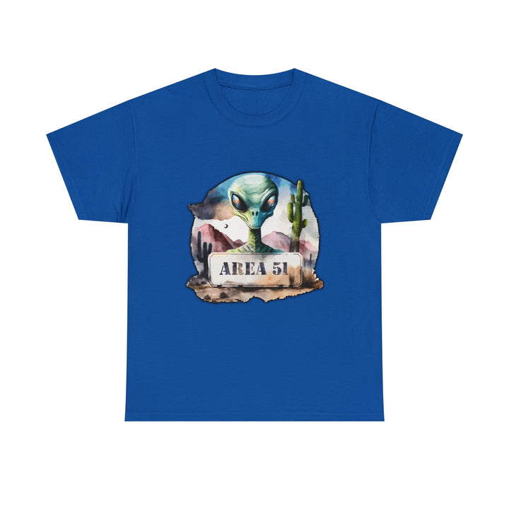 Area 51 Abstract - Unisex Heavy Cotton Tee
