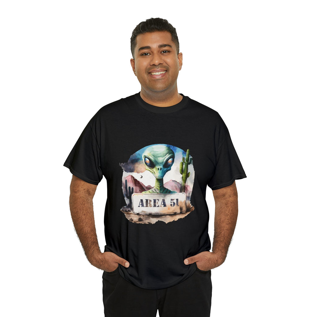Area 51 Abstract - Unisex Heavy Cotton Tee
