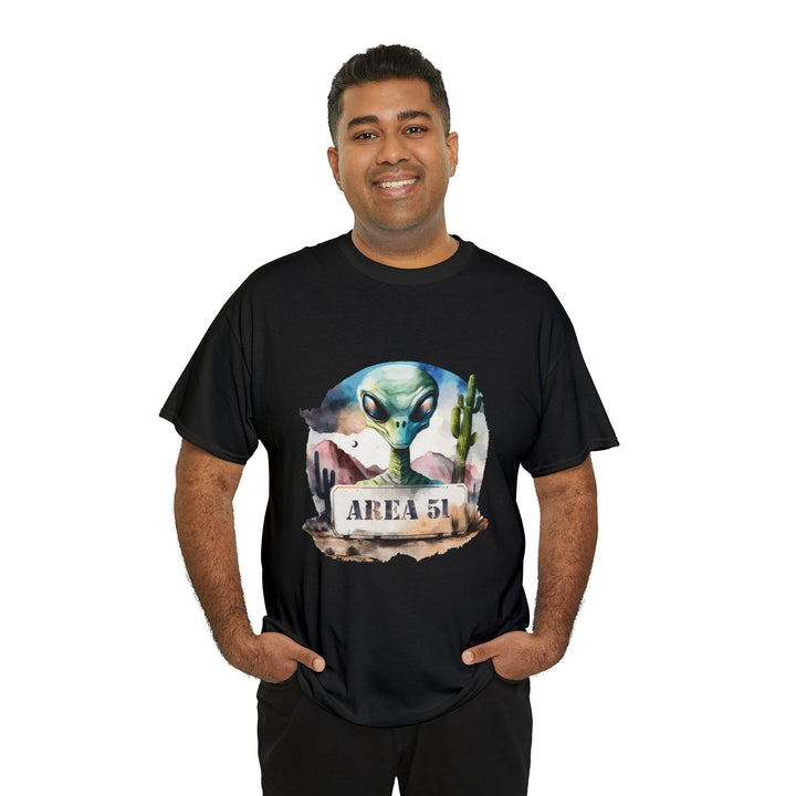 Area 51 Abstract - Unisex Heavy Cotton Tee