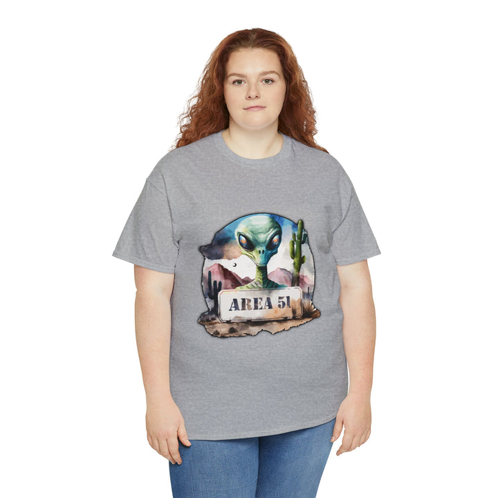 Area 51 Abstract - Unisex Heavy Cotton Tee