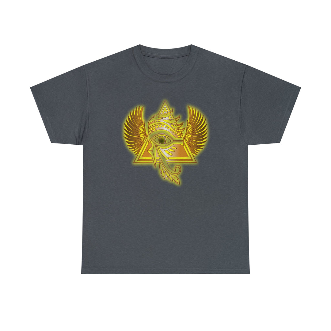 Egyptian Pyramid All-Seeing-Eye - Unisex Heavy Cotton Tee