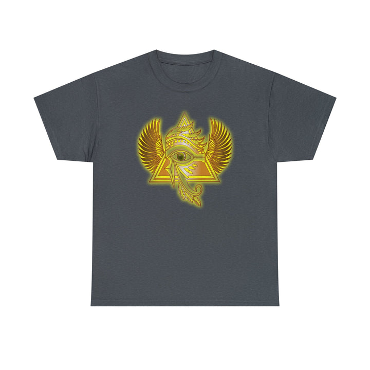 Egyptian Pyramid All-Seeing-Eye - Unisex Heavy Cotton Tee
