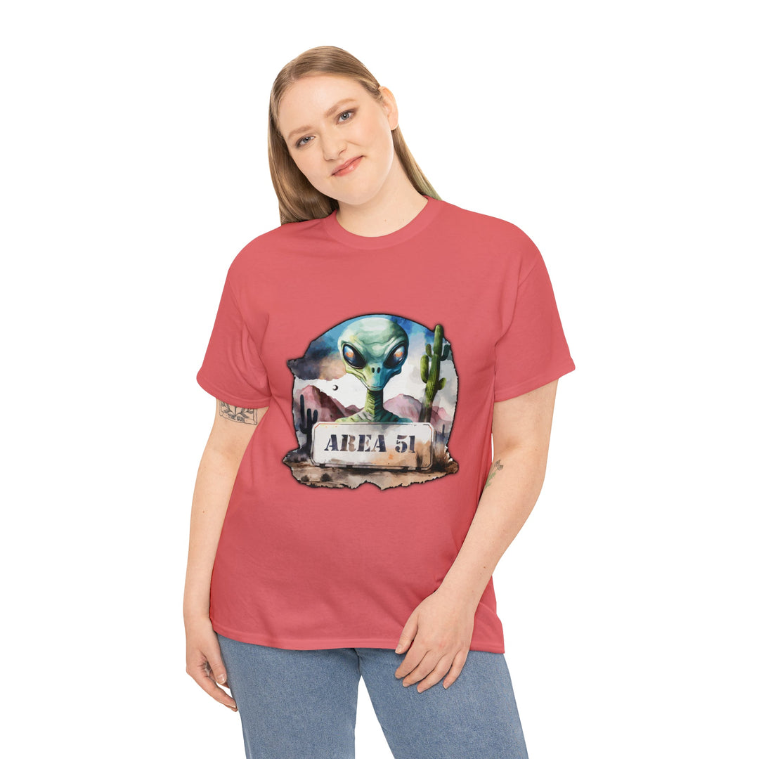Area 51 Abstract - Unisex Heavy Cotton Tee