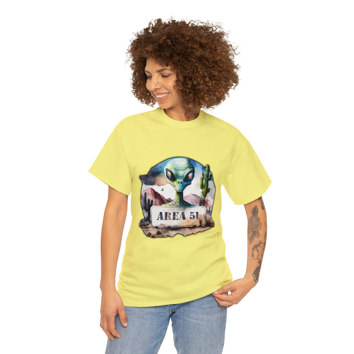 Area 51 Abstract - Unisex Heavy Cotton Tee