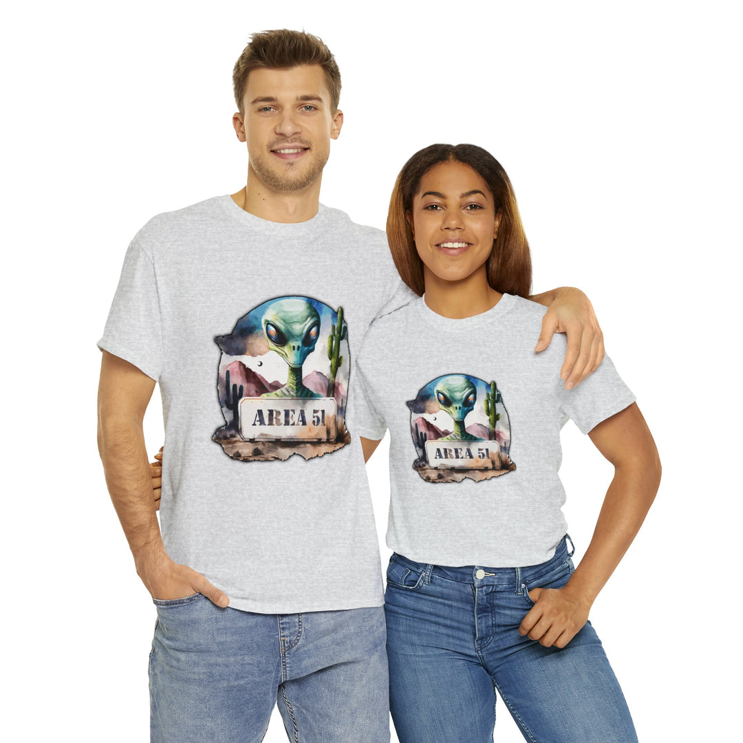 Area 51 Abstract - Unisex Heavy Cotton Tee