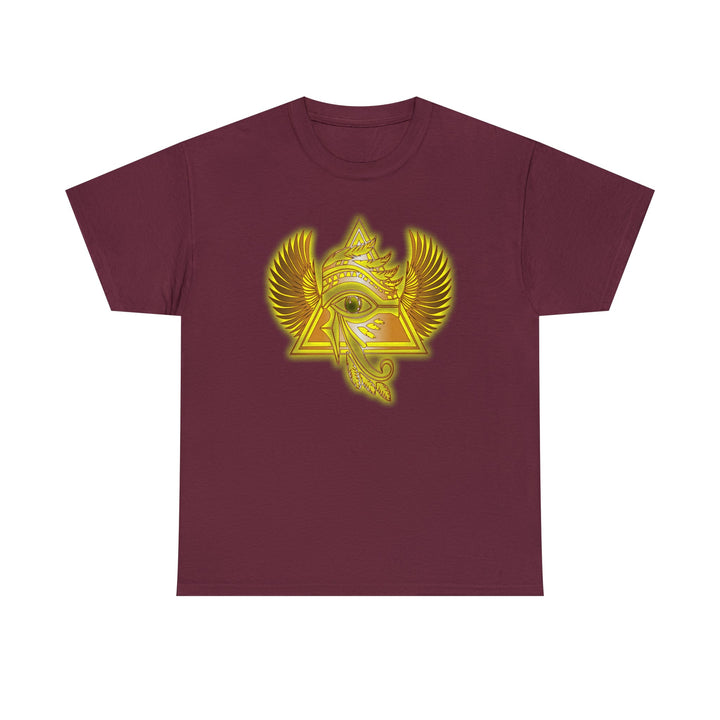 Egyptian Pyramid All-Seeing-Eye - Unisex Heavy Cotton Tee