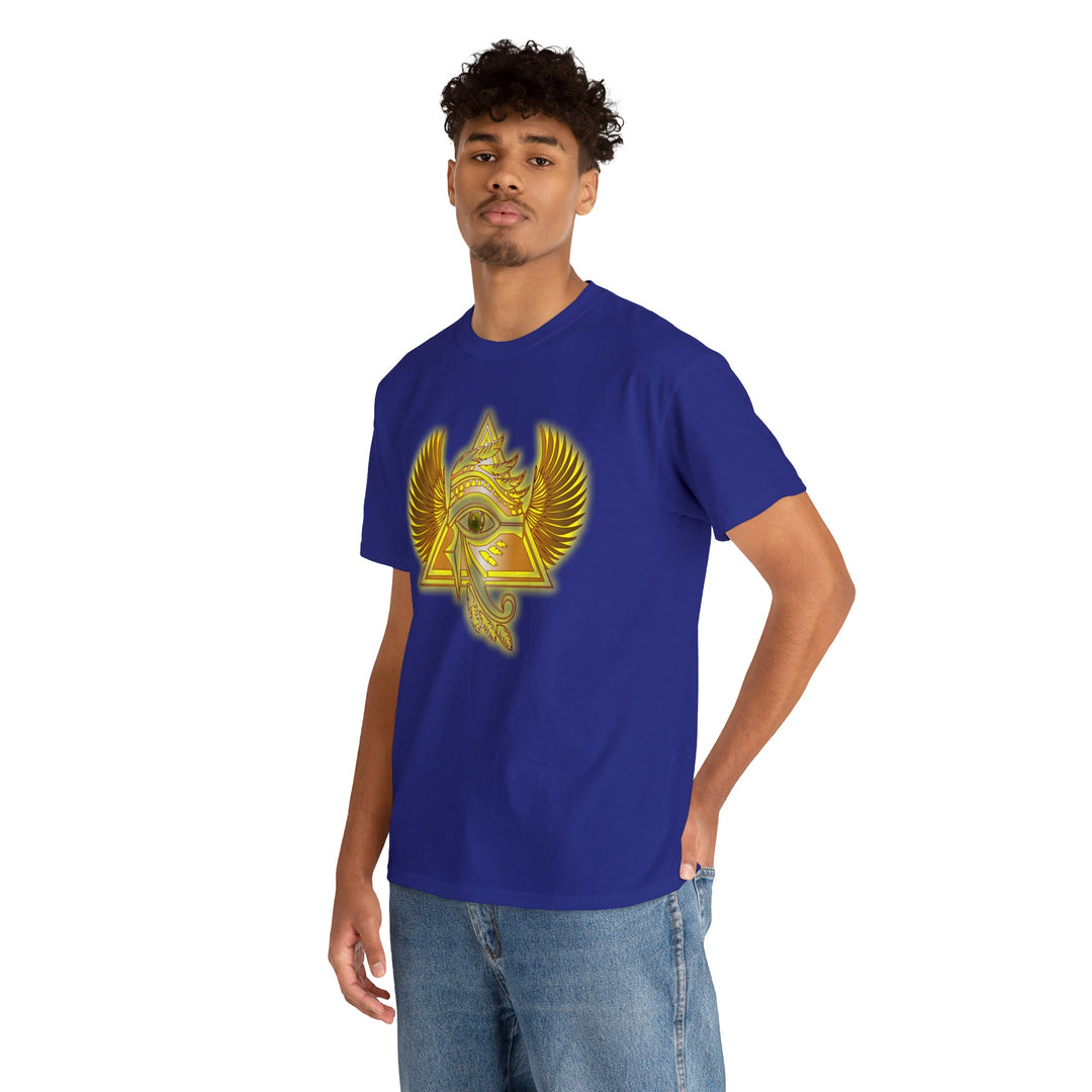 Egyptian Pyramid All-Seeing-Eye - Unisex Heavy Cotton Tee