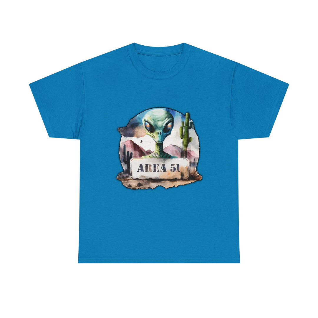 Area 51 Abstract - Unisex Heavy Cotton Tee