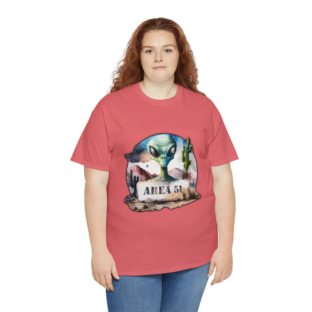 Area 51 Abstract - Unisex Heavy Cotton Tee