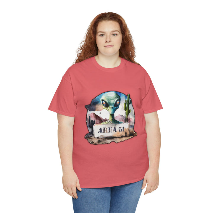 Area 51 Abstract - Unisex Heavy Cotton Tee