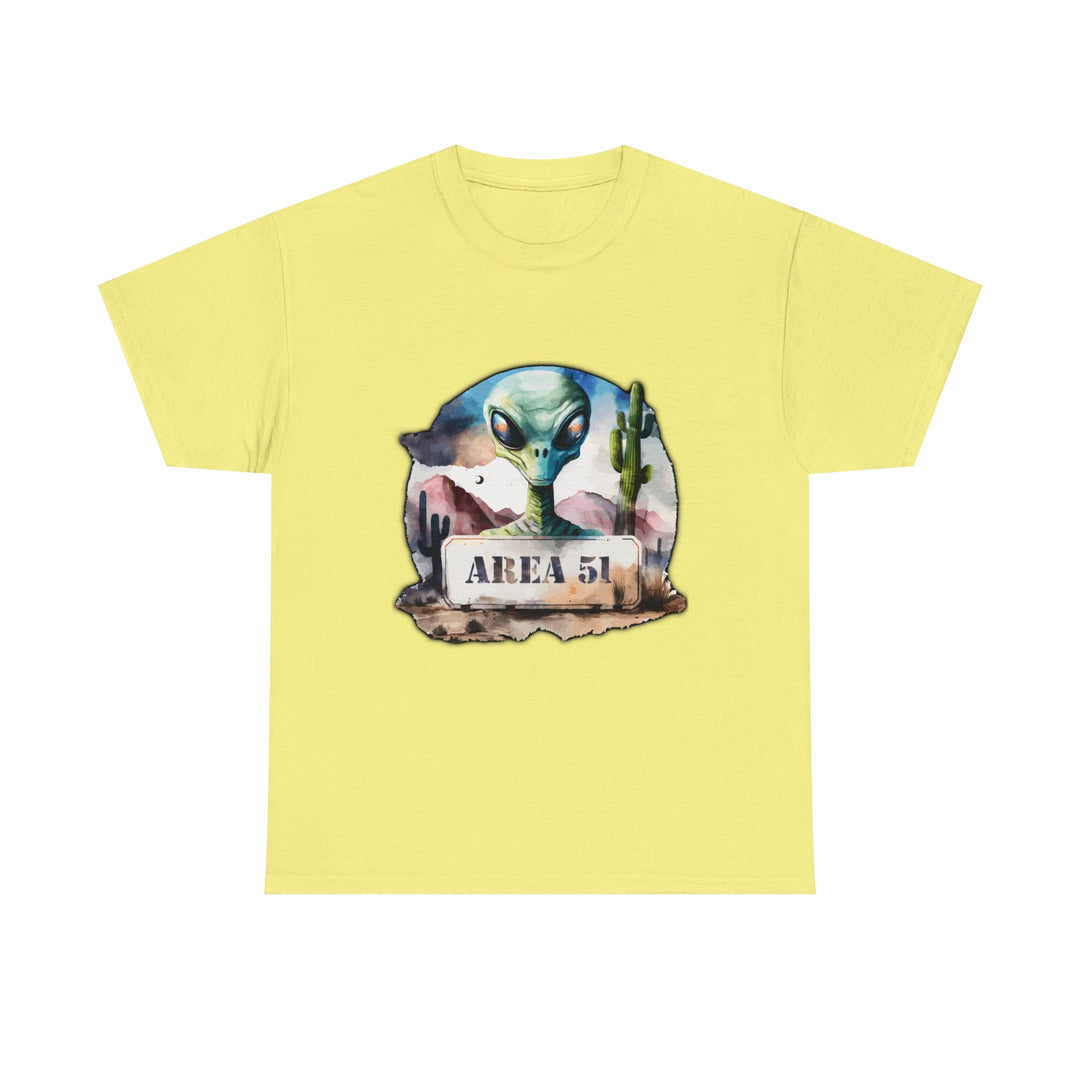 Area 51 Abstract - Unisex Heavy Cotton Tee