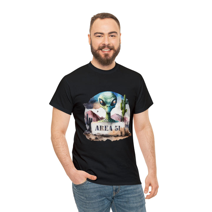 Area 51 Abstract - Unisex Heavy Cotton Tee