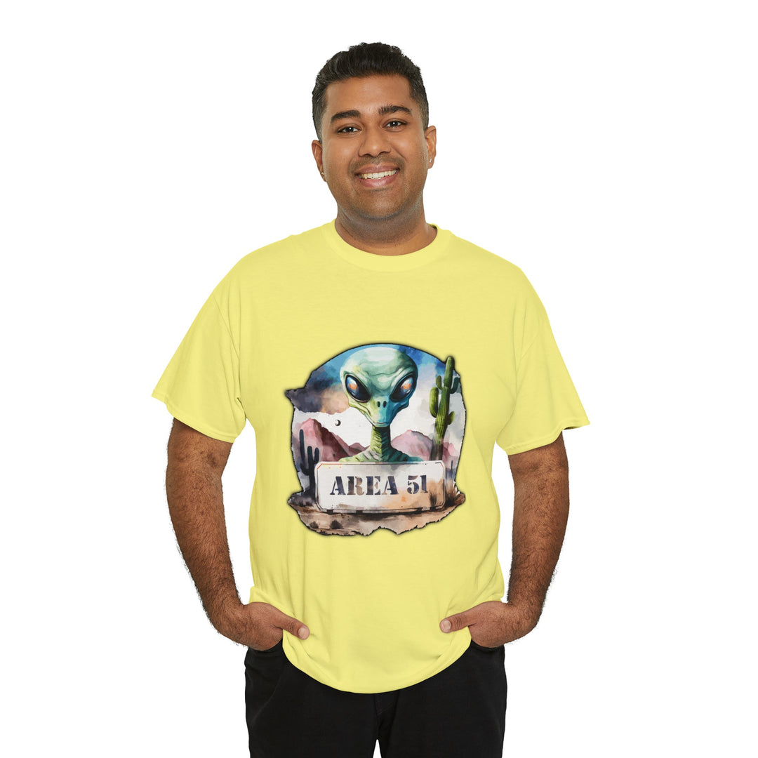 Area 51 Abstract - Unisex Heavy Cotton Tee