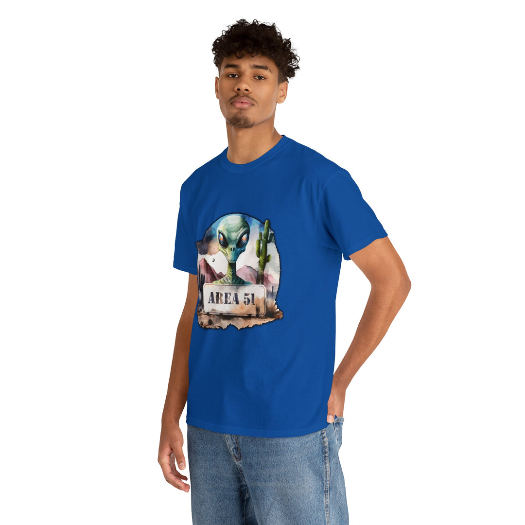 Area 51 Abstract - Unisex Heavy Cotton Tee
