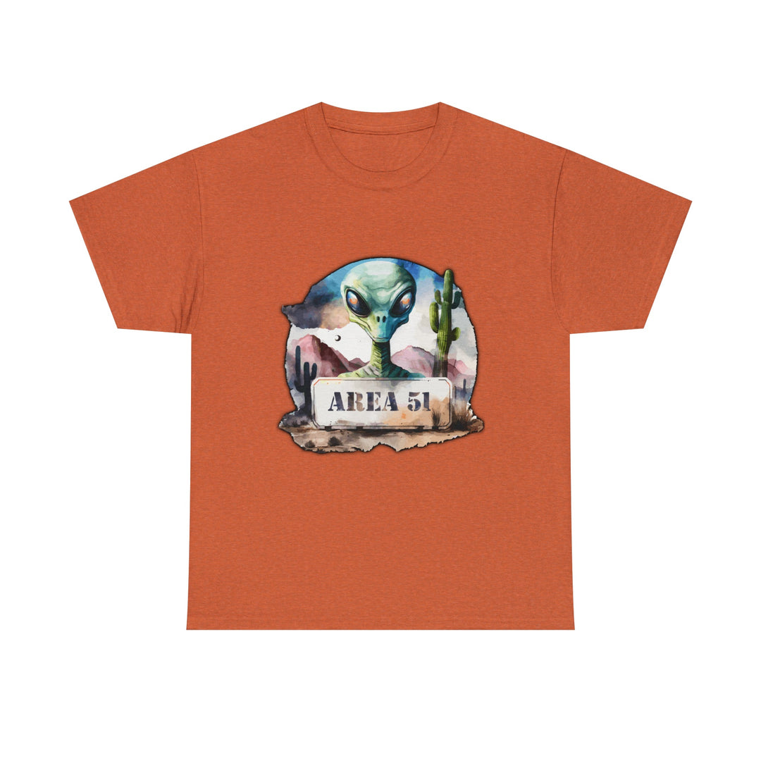 Area 51 Abstract - Unisex Heavy Cotton Tee