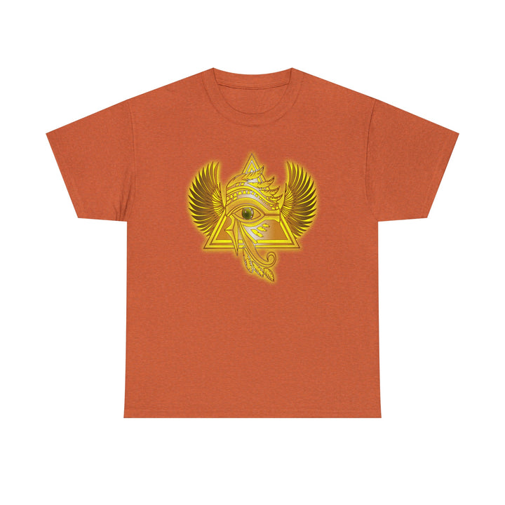Egyptian Pyramid All-Seeing-Eye - Unisex Heavy Cotton Tee