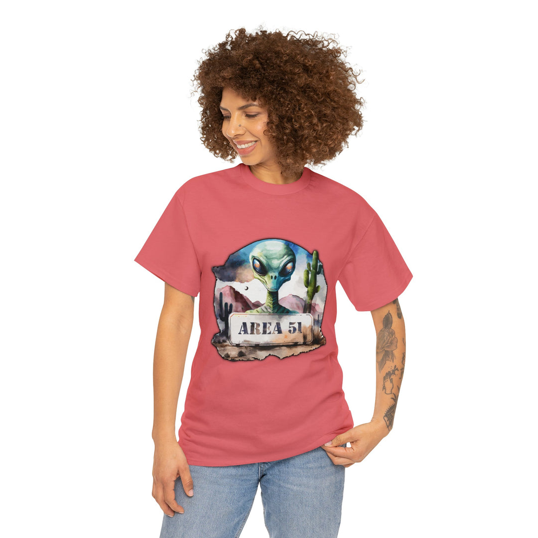 Area 51 Abstract - Unisex Heavy Cotton Tee