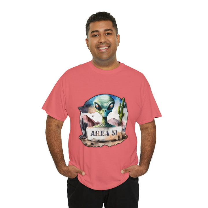 Area 51 Abstract - Unisex Heavy Cotton Tee