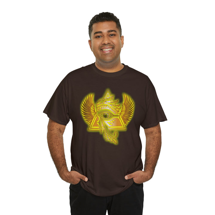 Egyptian Pyramid All-Seeing-Eye - Unisex Heavy Cotton Tee