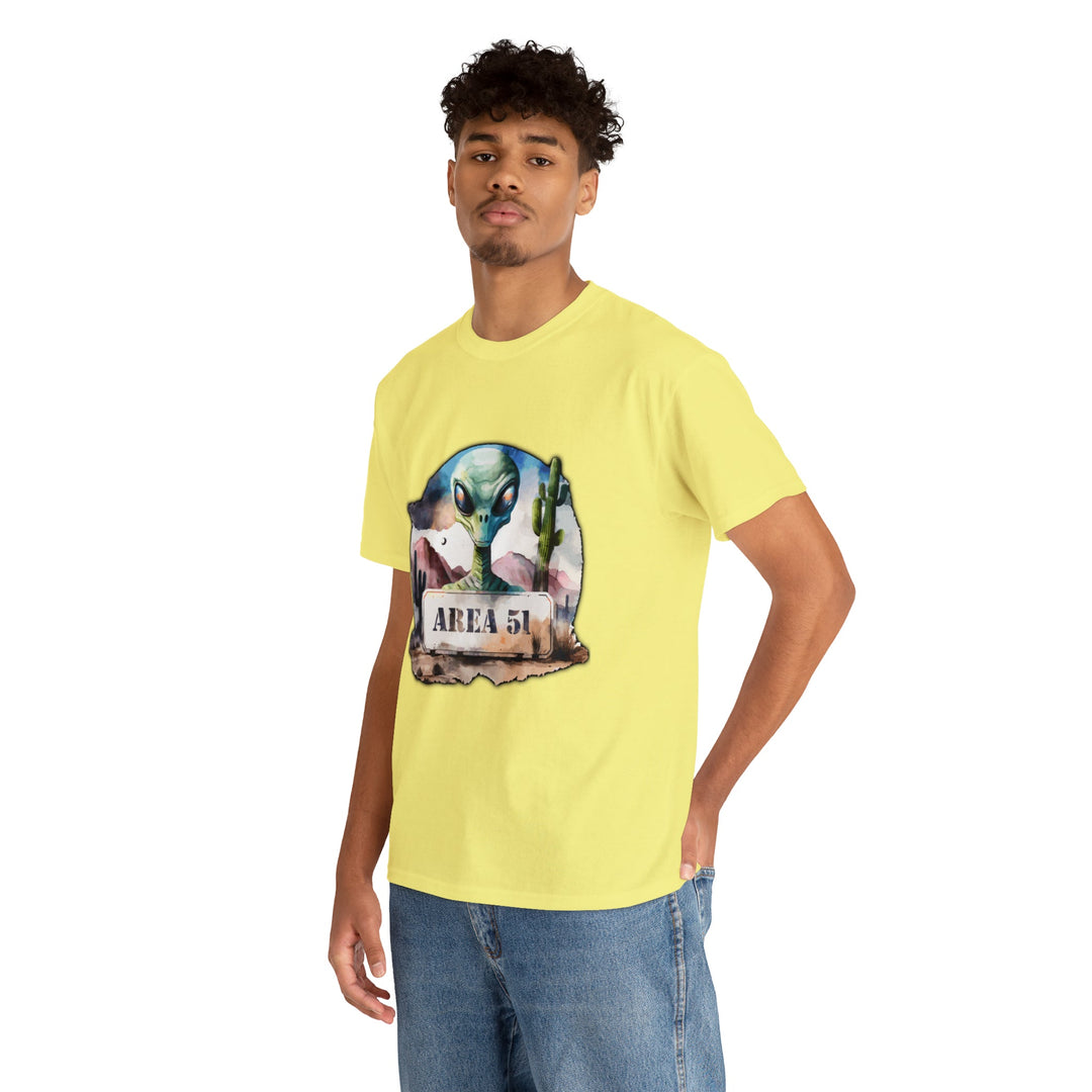 Area 51 Abstract - Unisex Heavy Cotton Tee