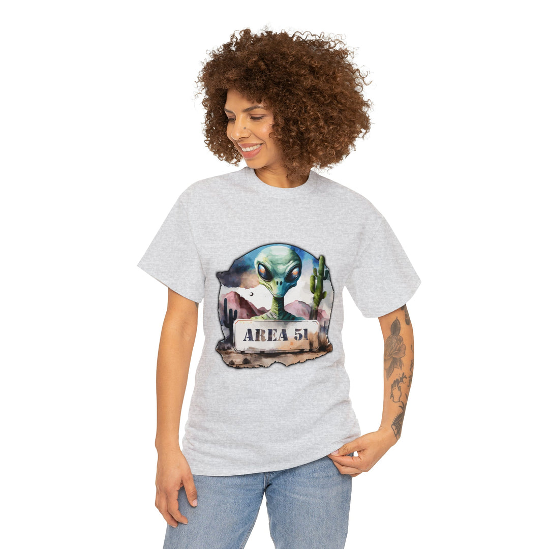 Area 51 Abstract - Unisex Heavy Cotton Tee