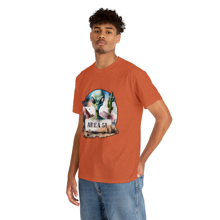 Area 51 Abstract - Unisex Heavy Cotton Tee