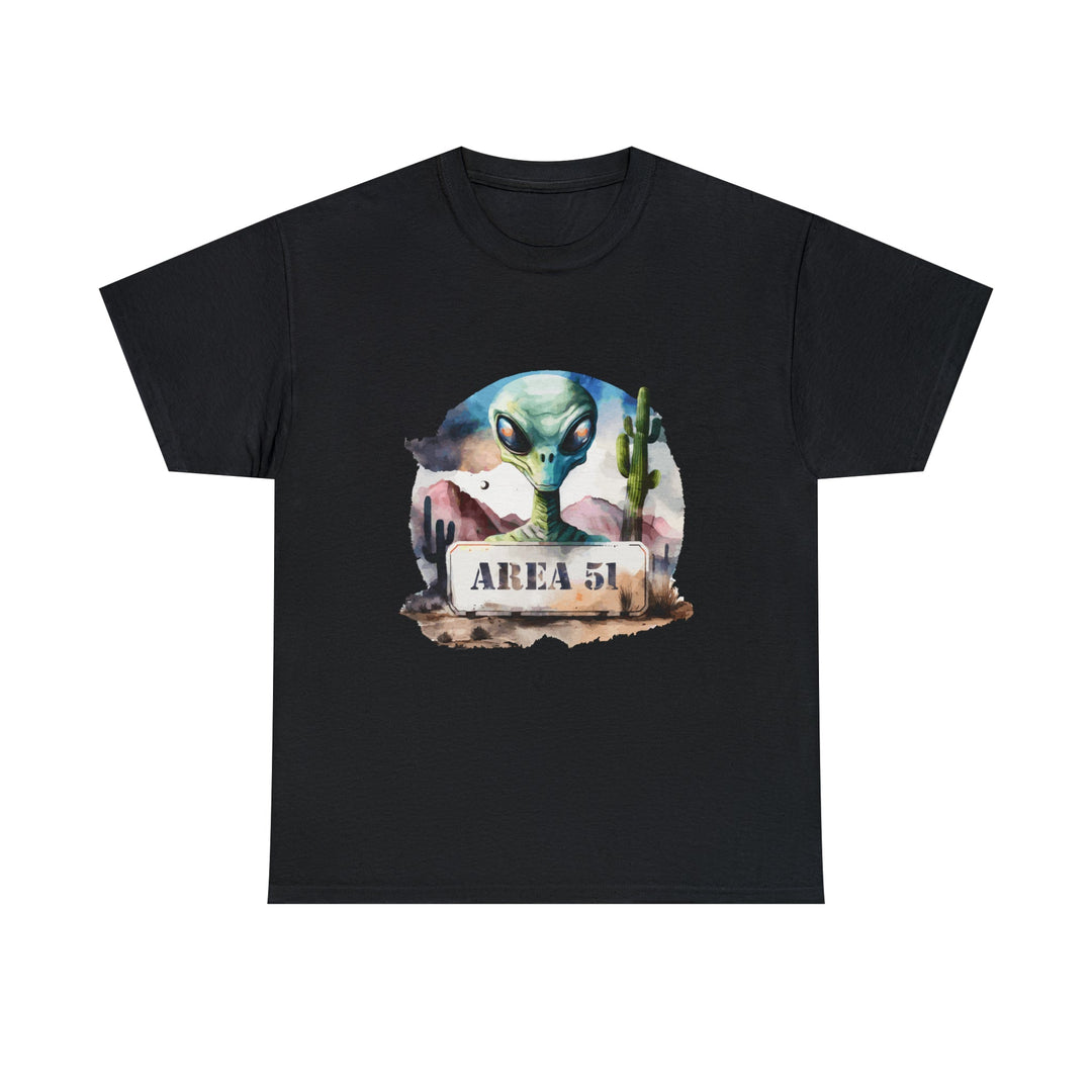 Area 51 Abstract - Unisex Heavy Cotton Tee
