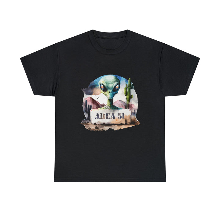 Area 51 Abstract - Unisex Heavy Cotton Tee