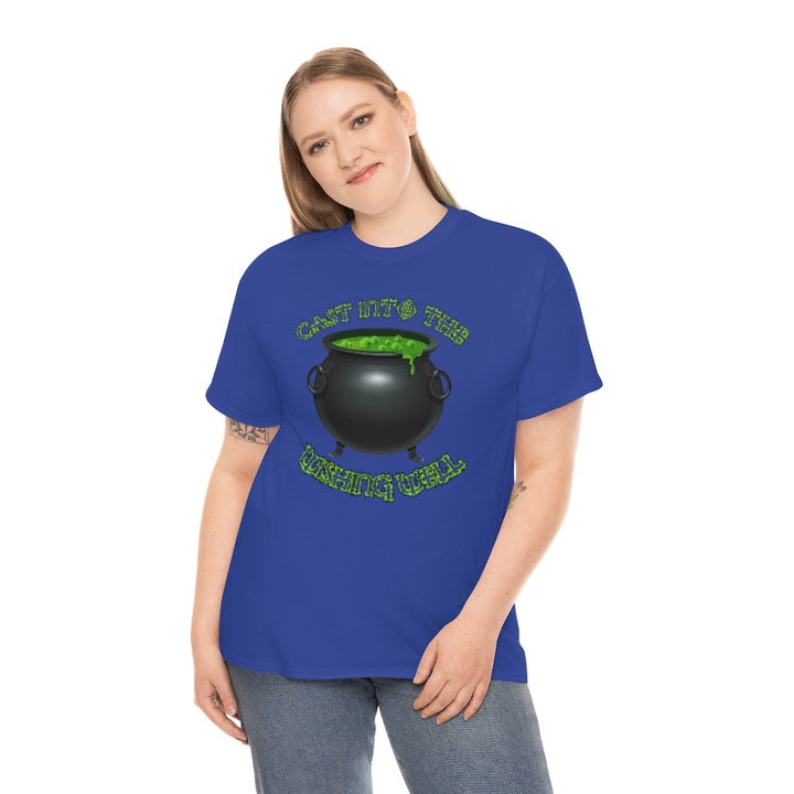 Cast Into the Wishing Well - Unisex Heavy Cotton Tee