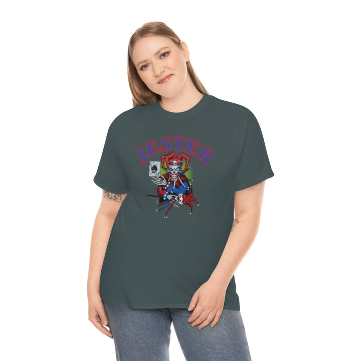 Jester Skull - Unisex Heavy Cotton Tee