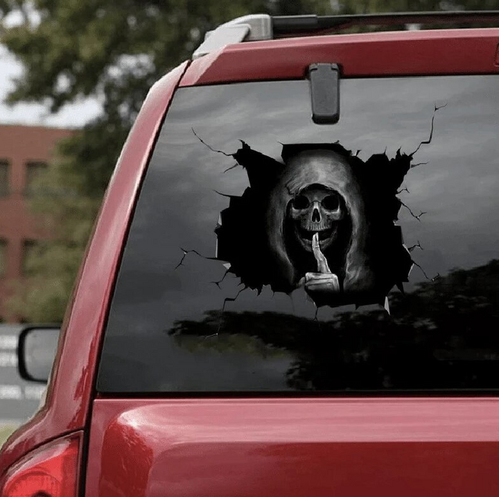 Shhh "Quiet Now" Reaper Decal