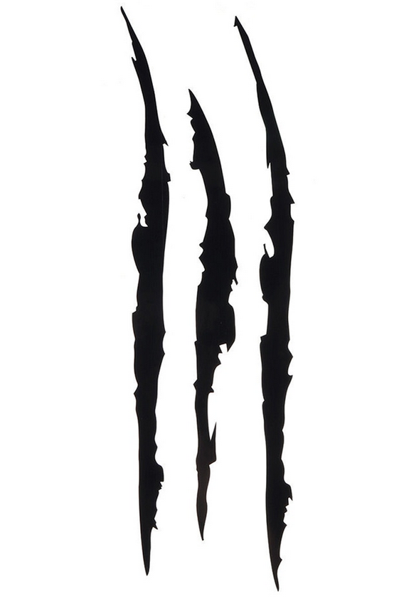 Monster Claw Decal (Black, White or Yellow)