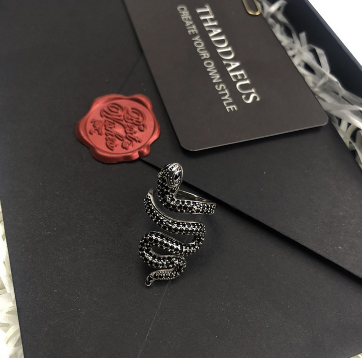 Sterling Silver Adjustable Snake Ring