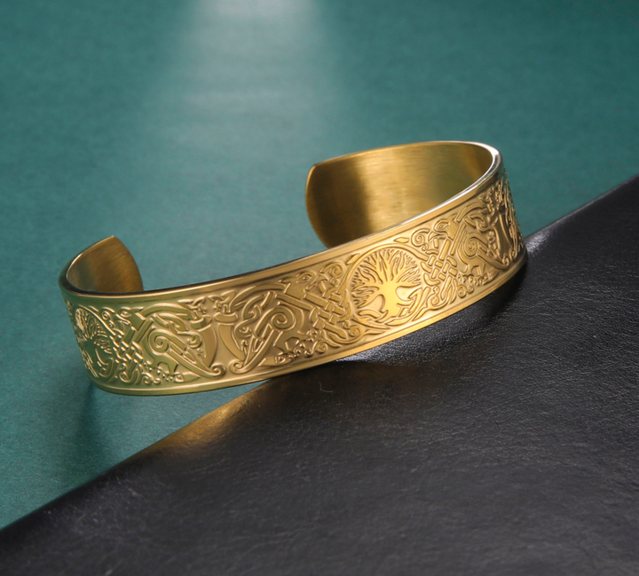 Vintage Talisman Tree Of Life Symbol Bracelet