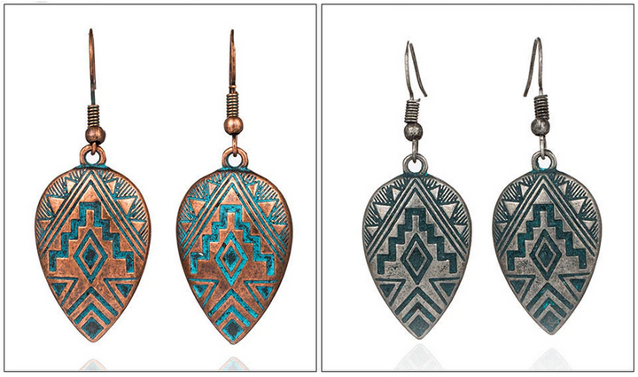 Southwestern Style Drop Earring (2 pair)