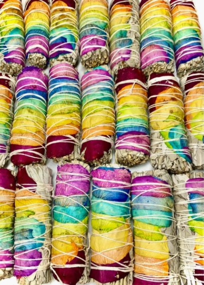 7-Chakra White Sage Bundle (Set of 3)