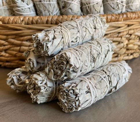 4" White Sage Bundle (Set of 3)