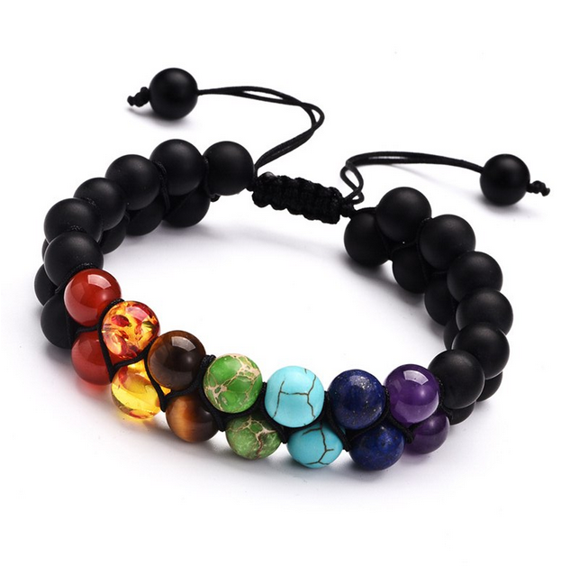 Seven Chakra Hand-Made Knot Bracelet Tibetan