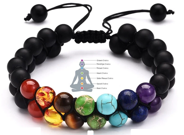 Seven Chakra Hand-Made Knot Bracelet Tibetan