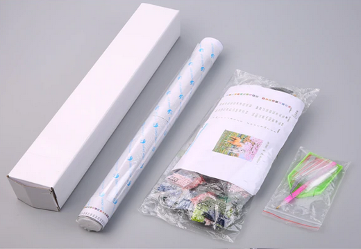 Duality Rose Beauty And Beast Diamond Dot Painting Kit