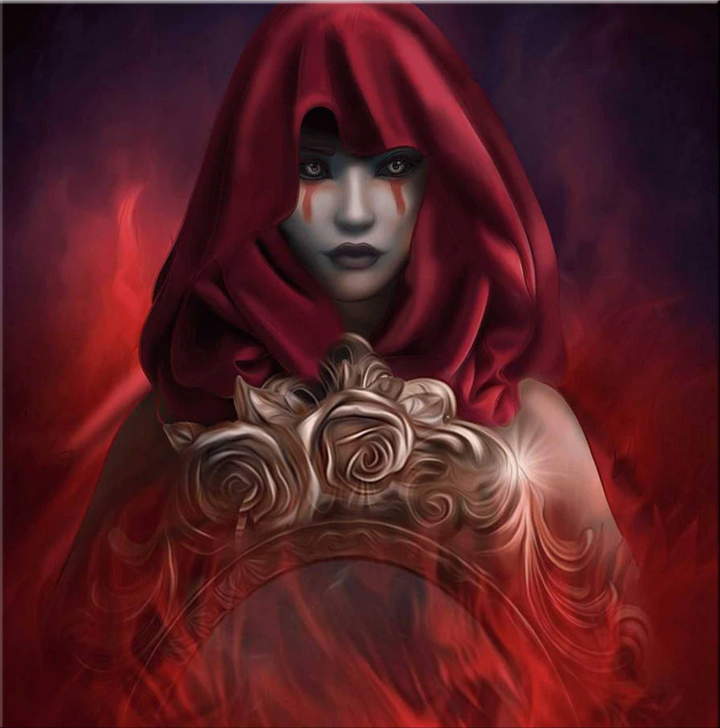 The Red Mystic Diamond Dot Painting Kit