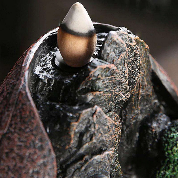 Cascading Remote Village Zen Backflow Waterfall