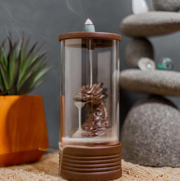 Encased Dragon Zen Backflow Waterfall