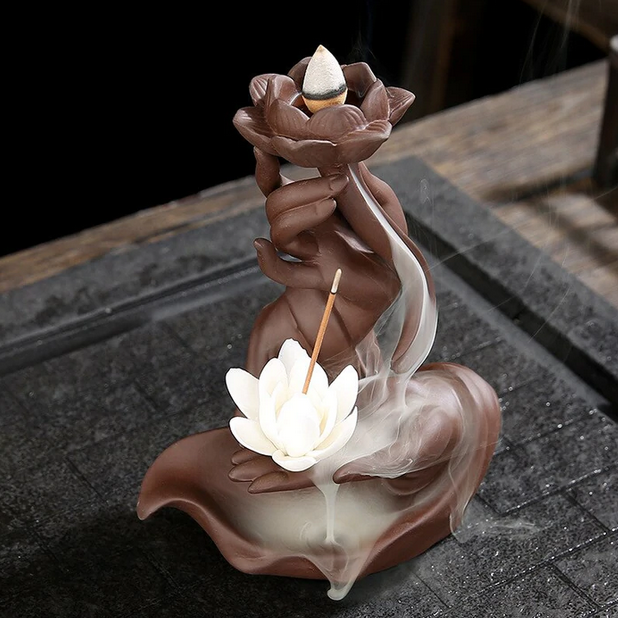 White Lotus Zen Backflow Waterfall