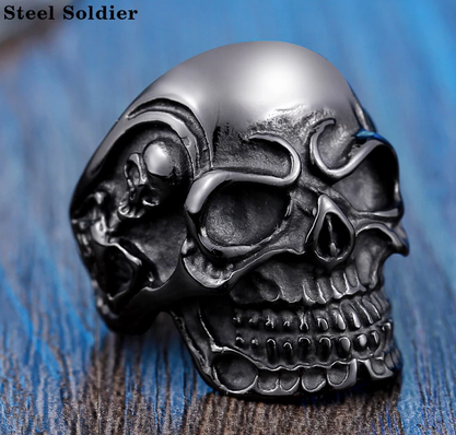 Black Skull Ring
