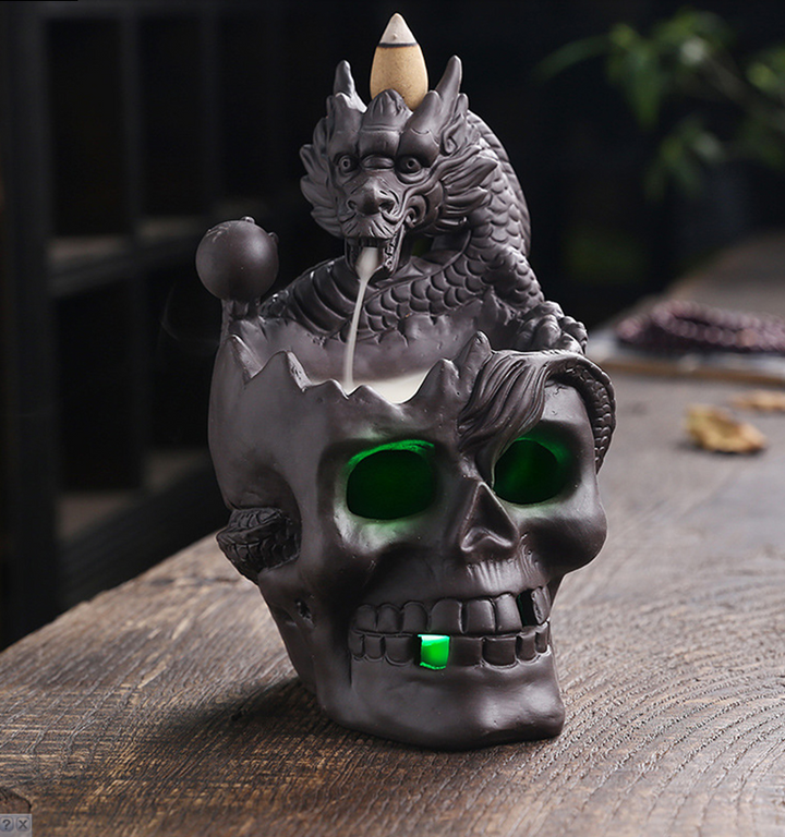 Skeleton Dragon Zen Backflow Waterfall